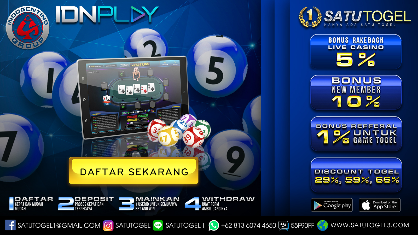 JUDI BOLA ONLINE | Satutogel